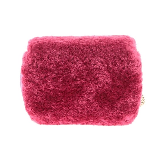 Kate Spade Audrey Faux Shearling Micro Crossbody Bag in festive pink - Picture 3 of 4
